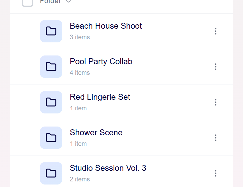 ModelPlug vault with folders and tags